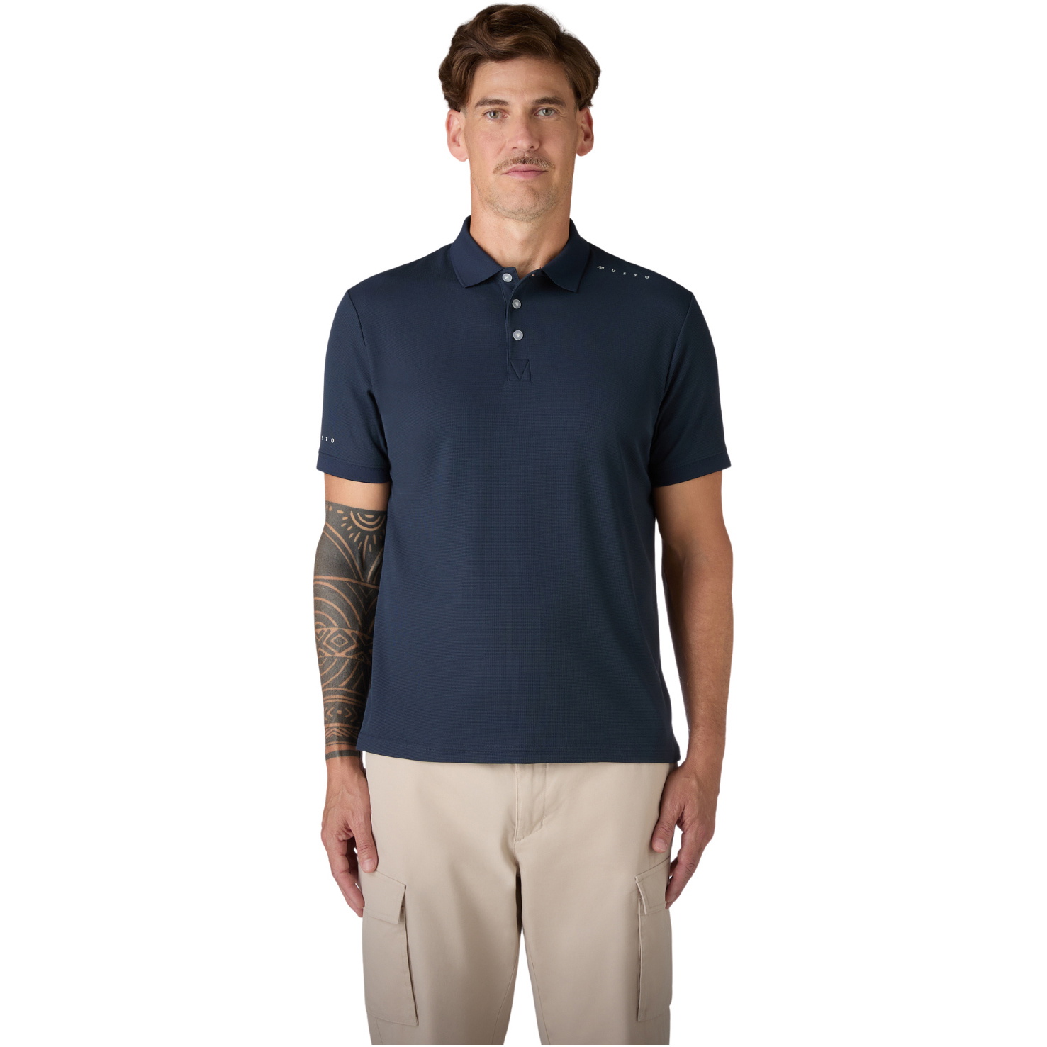 2026 Musto Männer Evo Crew Pro Lite Polo 84220 - Navy